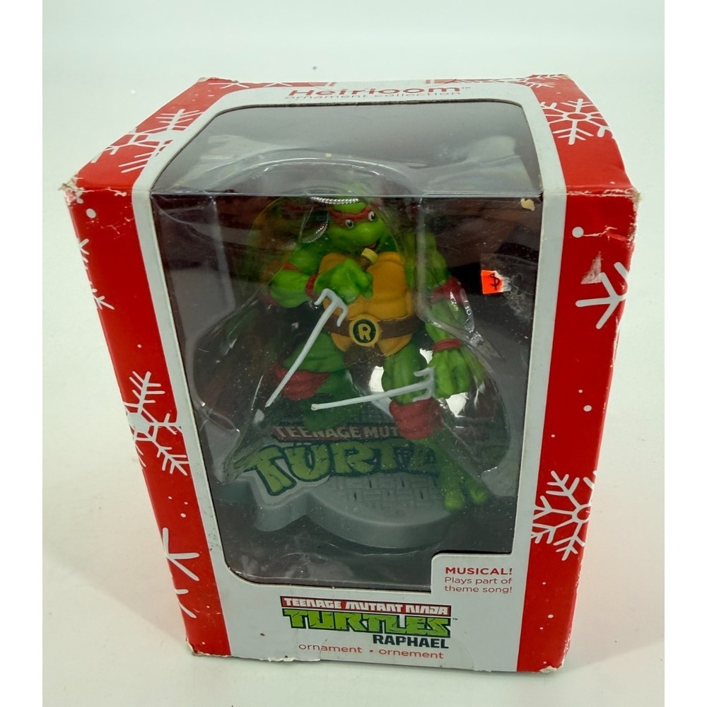 2016 TMNTโ Raphael Musical Christmas Ornament Heirloom Collection Nickelodeon